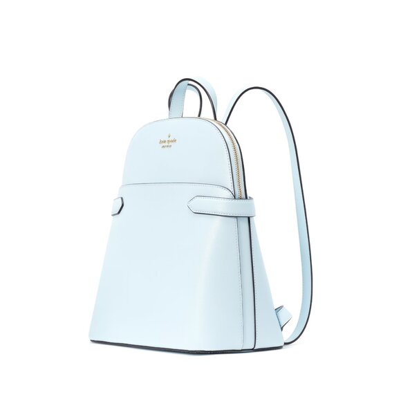 New Kate Spade Staci Saffiano Leather Dome Backpack Crisp Sky - Picture 4 of 5